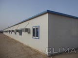 Flat roof prefabricated house 